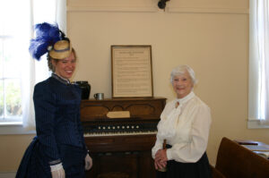 Two volunteers for Living History day