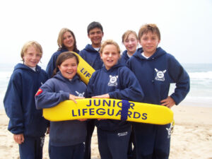 Photo of junior lifeguards