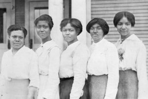Teachers and former teachers of the Allensworth School, after 1920. From Smithsonian Learning Lab Collection
