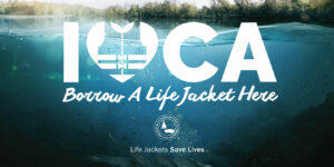 I Heart California - Borrow a Life Jacket Here logo