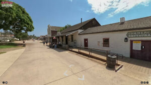 A 360 view of a saloon in Old Town San Diego State Historic Park