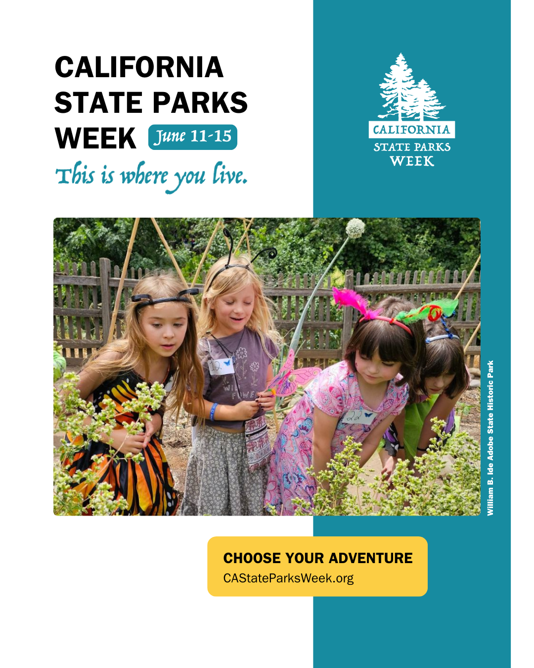 CA State Parks Week 2025 Promotional Flyer