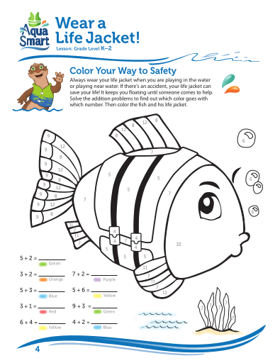 AquaSmart Activity Booklet 04-Wear a Life Jacket