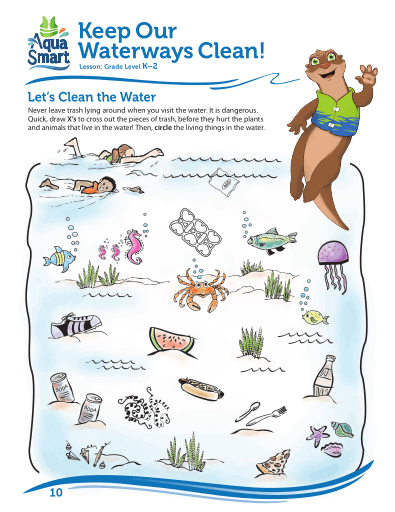 AquaSmart Activity Booklet 10-Keep Our Waterways Clean