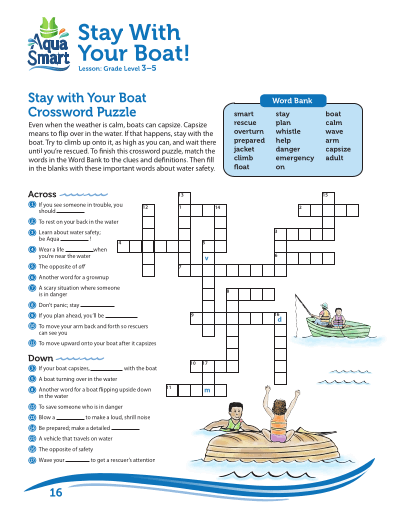 AquaSmart Activity Booklet 16-Stay With Your Boat