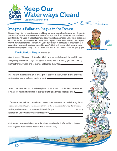 AquaSmart Activity Booklet 26-Keep Our Waterways Clean