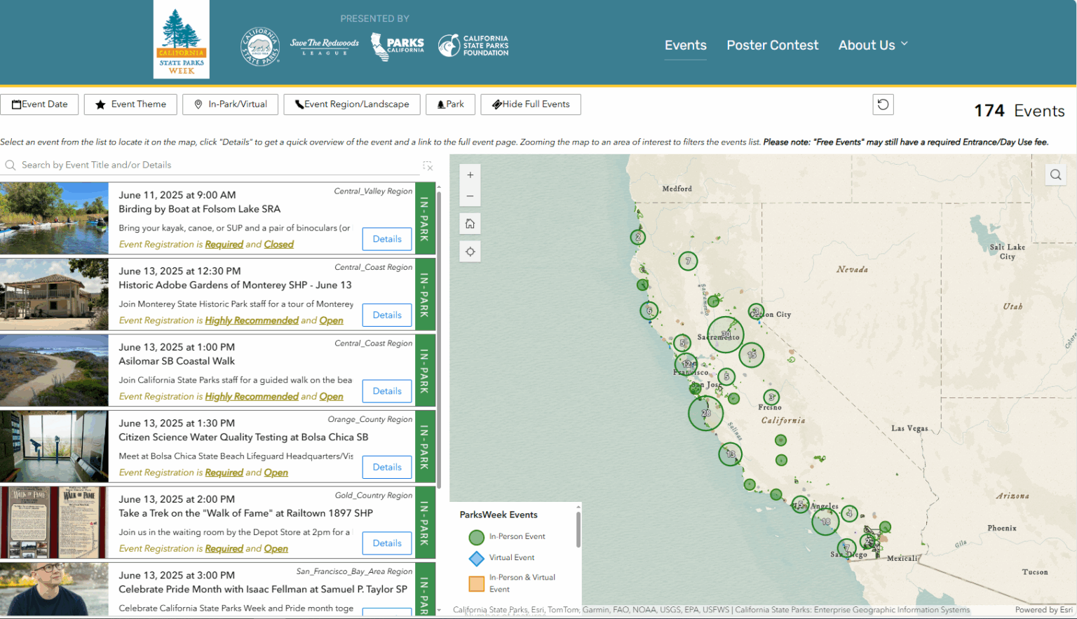 California State Parks Week 2025 - Parks Week Website Events 5 20 25 1536x883